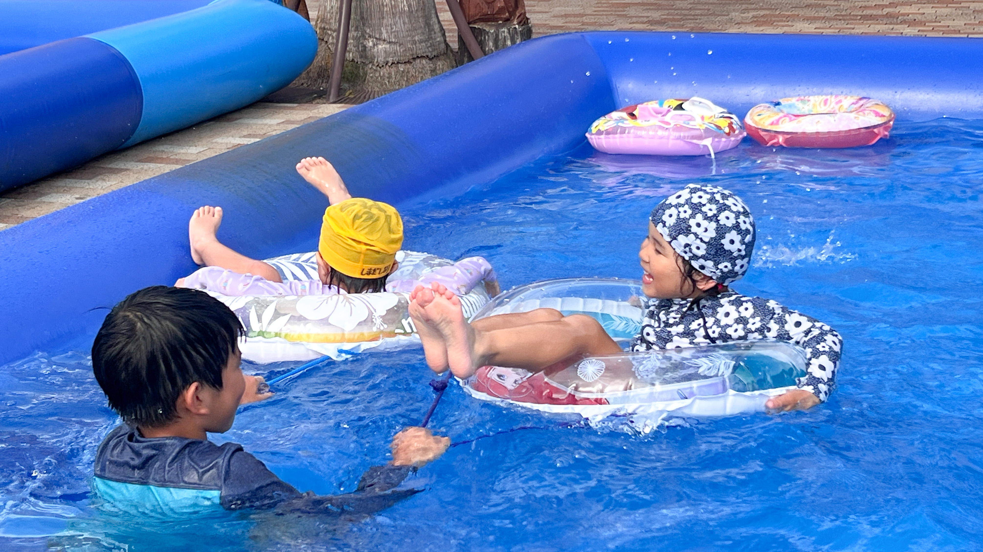 【夏季限定】水遊び広場 ミニプール&スライダー画像