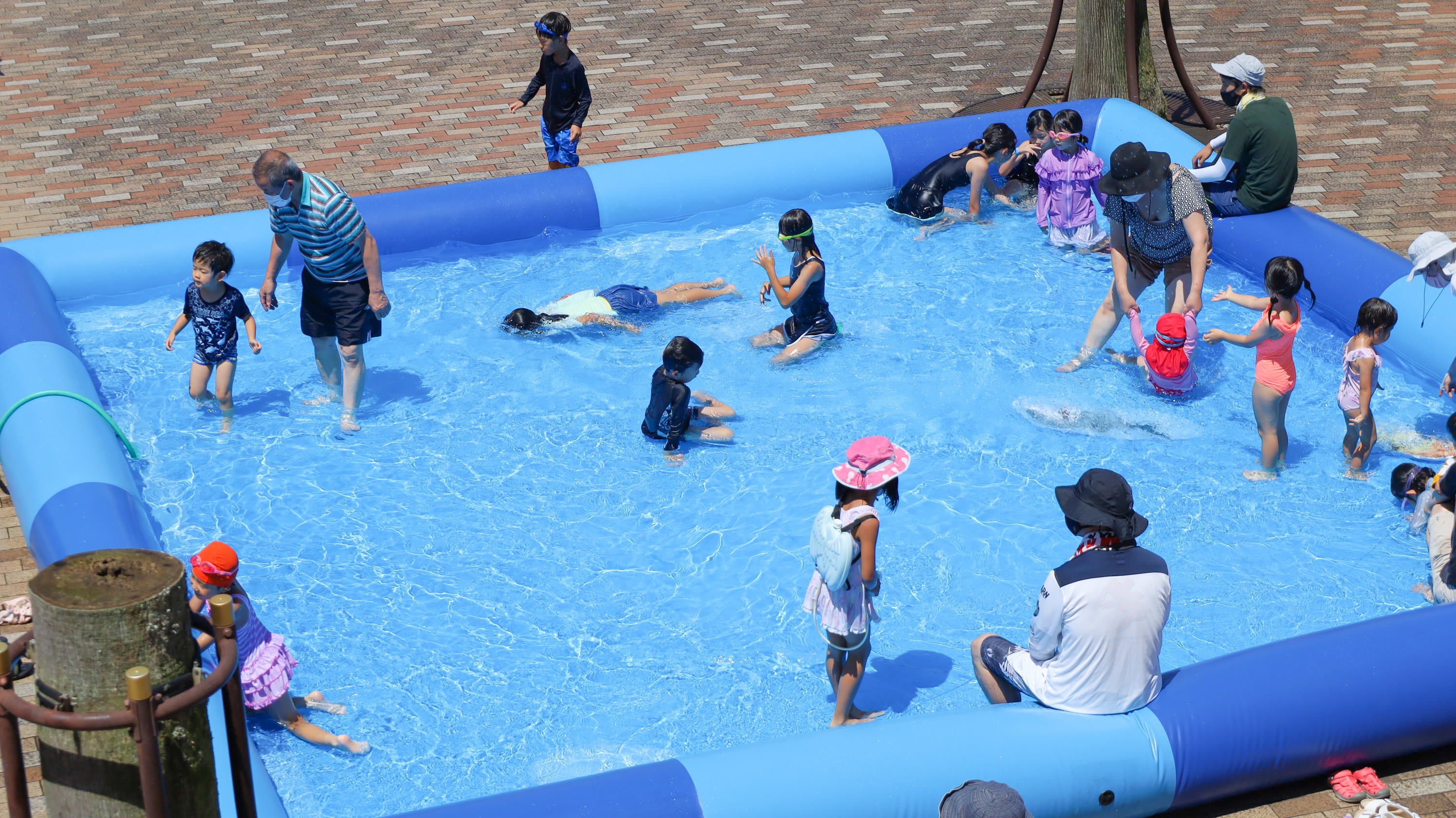【夏季限定】水遊び広場 ミニプール&スライダー画像
