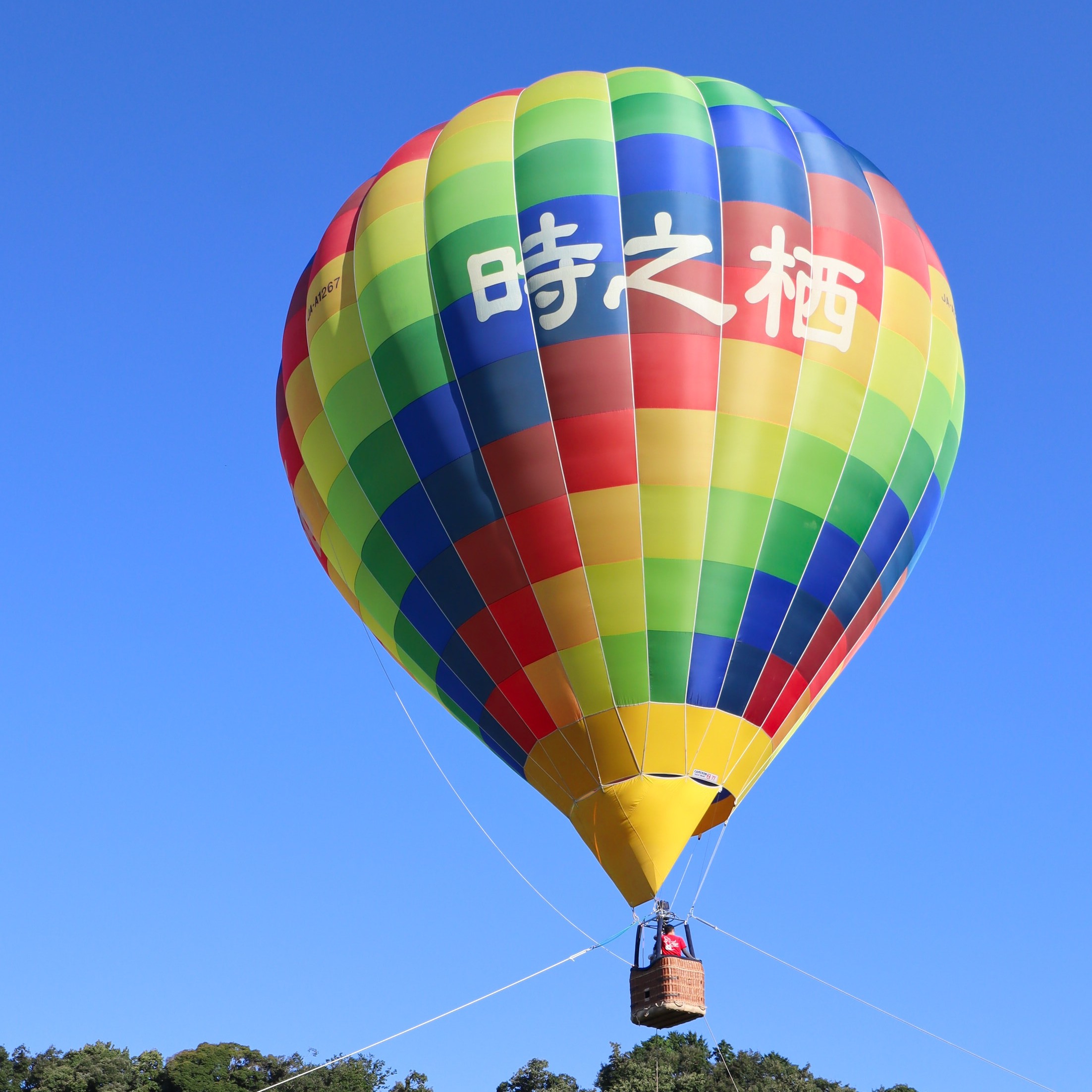 熱気球に乗ってみよう！