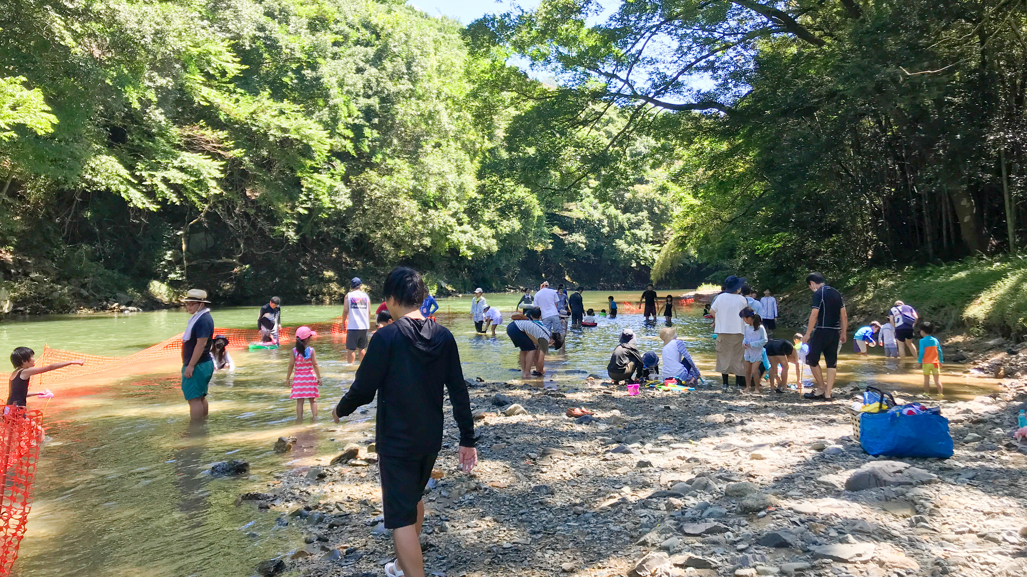 【夏季限定】都田川の水遊び 2023画像